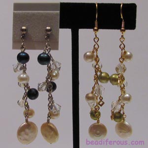 Spiral Cascade Earrings